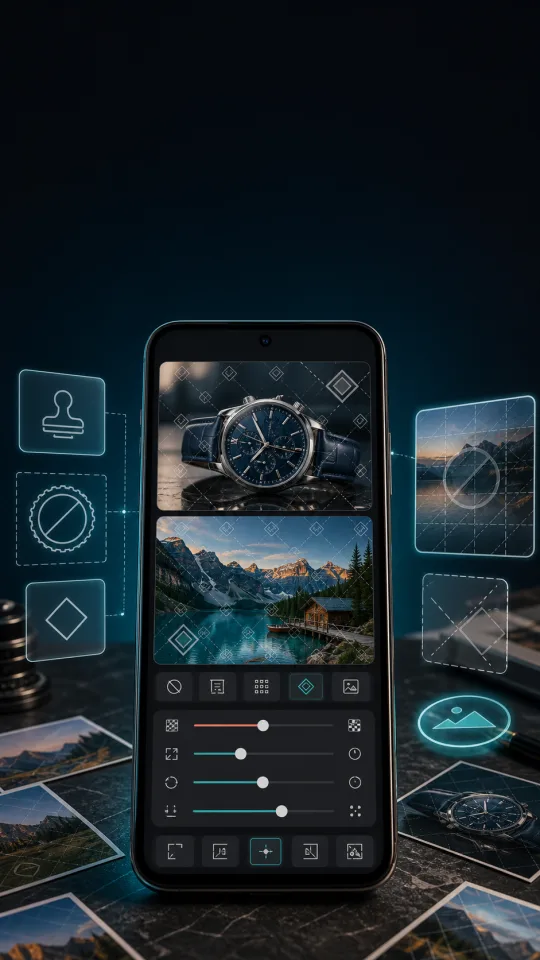 GridFlow watermarking screen